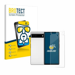 BROTECT Film Protecteur Verre 9H pour Google Pixel 6a (Avant+Caméra) [Anti-Rayures Transparent]