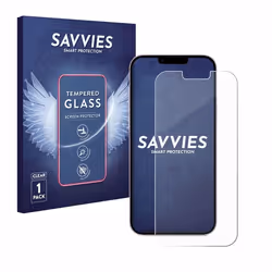 Savvies Verre Trempé pour Apple iPhone 14 Plus Vitre Protection Ecran Film Trempé de Verre Dureté 9H