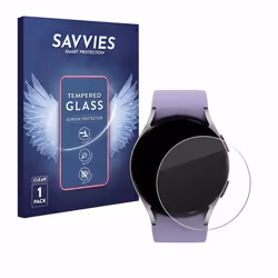 Savvies Verre Trempé pour Samsung Galaxy Watch 5 (40mm) Vitre Protection Ecran Film Trempé de Verre Dureté 9H