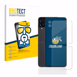 BROTECT Film Protecteur Verre 9H pour Samsung Galaxy Z Flip 4 (Avant+Caméra) [Anti-Rayures Transparent]
