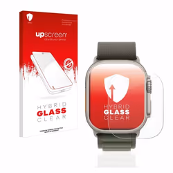 upscreen Protecteur d’Écran en Verre Trempé pour Apple Watch Ultra / Ultra 2 – Glass-Plastique 9H Dureté