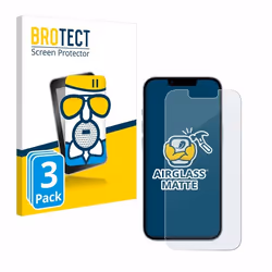 BROTECT Anti-Reflet Protection dÉcran Verre Mat pour Apple iPhone 14 (3 Pièces) - Film Protecteur Vitre 9H