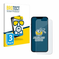 BROTECT Anti-Reflet Protection dÉcran Verre Mat pour Apple iPhone 14 (3 Pièces) - Film Protecteur Vitre 9H