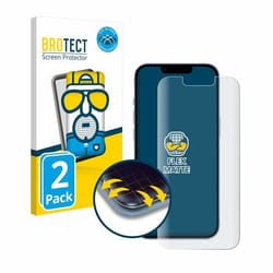 BROTECT Protection Intégrale 3D Incurvé Matte pour Apple iPhone 14 (2 Pièces) - Couverture Complète Film Protection Écran