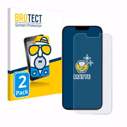 BROTECT Protection Ecran Anti-Reflet pour Apple iPhone 14 Plus (2 Pièces) - Film Mat