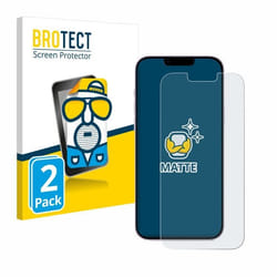 BROTECT Protection Ecran Anti-Reflet pour Apple iPhone 14 Plus (2 Pièces) - Film Mat