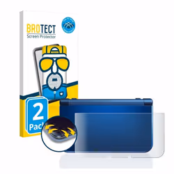 BROTECT Protection Intégrale 3D Incurvé Matte pour Nintendo New 3DS XL (boîtier) (2 Pièces) - Couverture Complète Film Prot