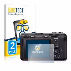 BROTECT Protection Ecran pour Sony Alpha FX30 Cinema Line (2 Pièces) - Film Protection Ultra Clair