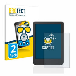 BROTECT Protection Ecran Anti-Reflet pour Tolino Shine 4 / 5 / 5 Color 2024 (2 Pièces) - Film Mat