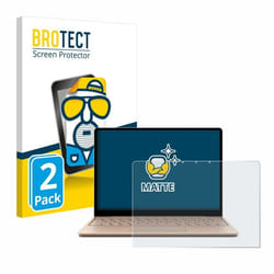 BROTECT Protection Ecran Anti-Reflet pour Microsoft Surface Laptop Go 2 Business 12.4 (2 Pièces) - Film Mat