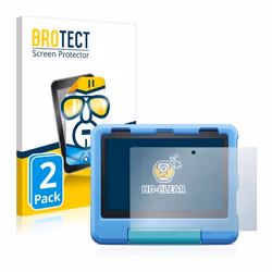 BROTECT Protection Ecran pour Amazon Fire HD 8 Kids 2022 (2 Pièces) - Film Protection Ultra Clair