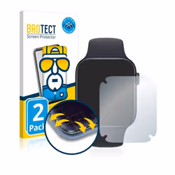 BROTECT Protection Intégrale 3D Incurvé pour Apple Watch SE 2022 (44 mm) (2 Pièces) - Couverture Complète Film Protection Écr