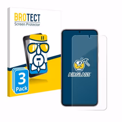 BROTECT Film Protecteur Verre 9H pour Samsung Galaxy S23 Plus (3 Pièces) [Anti-Rayures Transparent]