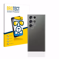 BROTECT Film Protecteur Verre 9H pour Samsung Galaxy S23 Ultra (Caméra UNIQUEMENT) [Anti-Rayures Transparent]