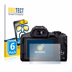 BROTECT Protection Ecran pour Canon EOS R50 (6 Pièces) - Film Protection Ultra Clair