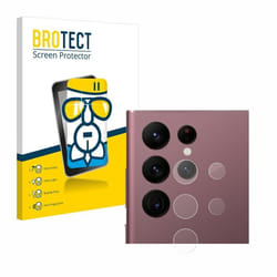 BROTECT Film Protecteur Verre 9H pour Samsung Galaxy S22 Ultra 5G Enterprise Edition (Caméra UNIQUEMENT) [Anti-Rayures