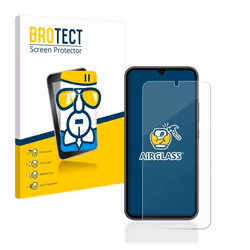 BROTECT Film Protecteur Verre 9H pour Samsung Galaxy A34 5G [Anti-Rayures Transparent]