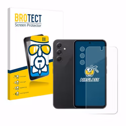 BROTECT Film Protecteur Verre 9H pour Samsung Galaxy A54 5G (Avant+Caméra) [Anti-Rayures Transparent]
