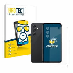BROTECT Film Protecteur Verre 9H pour Samsung Galaxy A54 5G (Avant+Caméra) [Anti-Rayures Transparent]