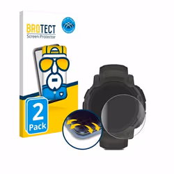 BROTECT Protection Intégrale 3D Incurvé pour Garmin Instinct 2 Solar (2 Pièces) - Couverture Complète Film Protection Écran