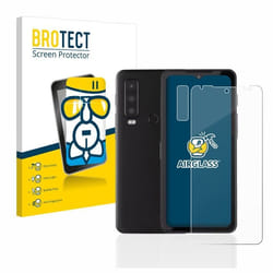 BROTECT Film Protecteur Verre 9H pour Caterpillar Cat S75 (Avant+Caméra) [Anti-Rayures Transparent]