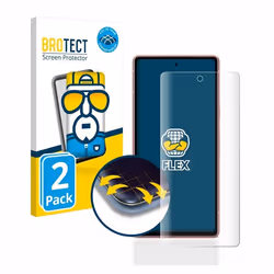 BROTECT Protection Intégrale 3D Incurvé pour Google Pixel 7a (2 Pièces) - Couverture Complète Film Protection Écran