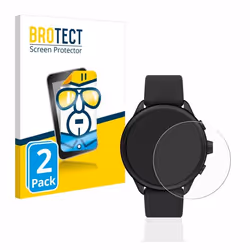 BROTECT Protection Ecran pour Fossil Smartwatch Wellness (Gen 6) Hybrid (2 Pièces) - Film Protection Ultra Clair