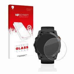 upscreen Protecteur d’Écran en Verre Trempé pour Garmin Fenix 7X Pro Solar (51 mm) – Glass-Plastique 9H Dureté