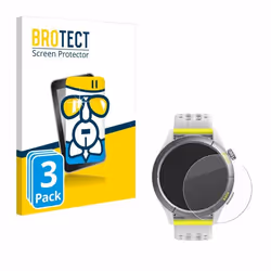 BROTECT Film Protecteur Verre 9H pour Huami Amazfit Cheetah (3 Pièces) [Anti-Rayures Transparent]