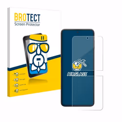 BROTECT Film Protecteur Verre 9H pour Samsung Galaxy Z Flip 5 [Anti-Rayures Transparent]