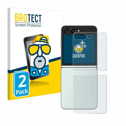 BROTECT Protection Ecran Anti-Reflet pour Samsung Galaxy Z Flip 5 (Arrière) (2 Pièces) - Film Mat