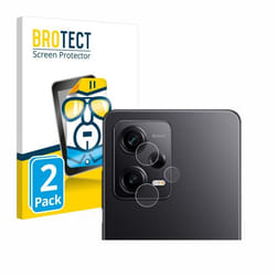 BROTECT Protection Ecran pour Xiaomi Redmi Note 12 Pro 5G (Caméra UNIQUEMENT) (2 Pièces) - Film Protection Ultra Clair