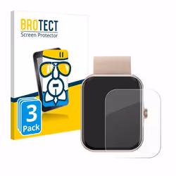 BROTECT Film Protecteur Verre 9H pour Mutoy Smartwatch 1.83 (3 Pièces) [Anti-Rayures Transparent]