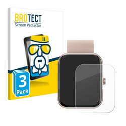 BROTECT Film Protecteur Verre 9H pour Mutoy Smartwatch 1.83 (3 Pièces) [Anti-Rayures Transparent]