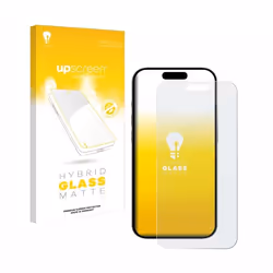 upscreen Protecteur d’Écran Mat en Verre pour Apple iPhone 15 Plus – Film de Protection 9H Anti-Reflet