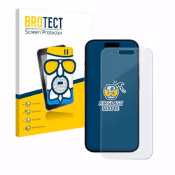 BROTECT Anti-Reflet Protection dÉcran Verre Mat pour Apple iPhone 15 Pro - Film Protecteur Vitre 9H