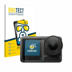 BROTECT Film Protecteur Verre 9H pour DJI Osmo Action 4 (Affichage avant) [Anti-Rayures Transparent]