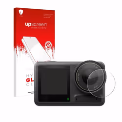 upscreen Protecteur d’Écran en Verre Trempé pour DJI Osmo Action 4 (Lentille) – Glass-Plastique 9H Dureté