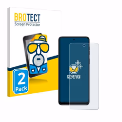BROTECT Protection Ecran Anti-Reflet pour Motorola Moto G54 / G55 (2 Pièces) - Film Mat
