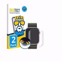 BROTECT Protection Intégrale 3D Incurvé pour Apple Watch Series 9 (41 mm) (2 Pièces) - Couverture Complète Film Protection Éc ...