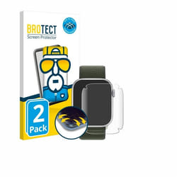 BROTECT Protection Intégrale 3D Incurvé pour Apple Watch Series 9 (41 mm) (2 Pièces) - Couverture Complète Film Protection Écr