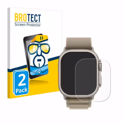 BROTECT Protection Ecran pour Apple Watch Ultra 2 (49 mm) (2 Pièces) - Film Protection Ultra Clair