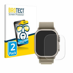 BROTECT Protection Ecran pour Apple Watch Ultra 2 (49 mm) (2 Pièces) - Film Protection Ultra Clair