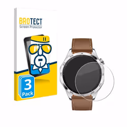 BROTECT Verre Trempé pour Huawei Watch GT 4 (46mm) (3 Pièces) Film Protection Ecran 9H