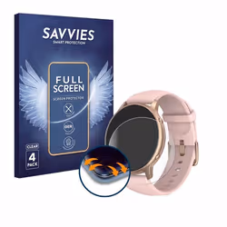 Savvies (4 Pièces) Full-Screen Ecran Protection pour TUYOMA LW36 1.3 Full Cover Film Protection 3D Curved [Couverture Complèt ...