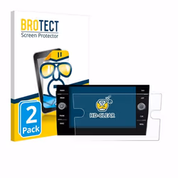 BROTECT Protection Ecran pour Volkswagen Taigo Discover Media 8” 2023 (2 Pièces) - Film Protection Ultra Clair