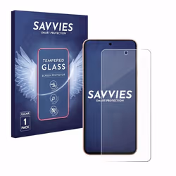 Savvies Verre Trempé pour Google Pixel 8 Vitre Protection Ecran Film Trempé de Verre Dureté 9H