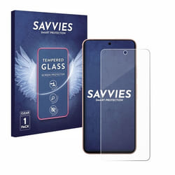 Savvies Verre Trempé pour Google Pixel 8 Vitre Protection Ecran Film Trempé de Verre Dureté 9H