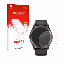 upscreen Protecteur d’Écran en Verre Trempé pour Garmin Vivomove Trend – Glass-Plastique 9H Dureté
