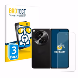 BROTECT Film Protecteur Verre 9H pour OnePlus Open (3 Pièces) [Anti-Rayures Transparent]